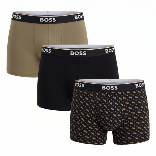 Paquete de 3 boxers elásticos de algodón para hombre 50554443 - Image 1
