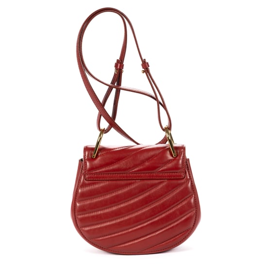 Chloé Mini Drew Bijou Mini en  Borgoña Cuero de ternero - Image 5