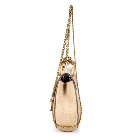 Chloé Drew Crossbody Bag Mini en beige Cuero de ternero - Image 3