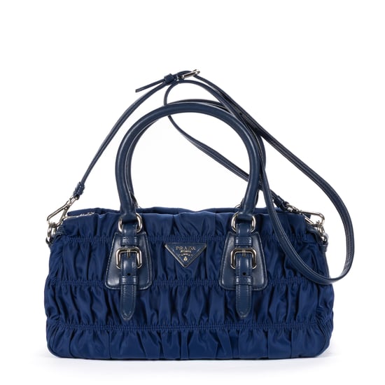 Prada Zip Shopping Tote en Marina Lienzo - Image 1