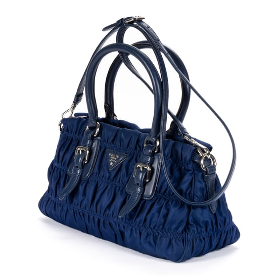Prada Zip Shopping Tote en Marina Lienzo - Image 2