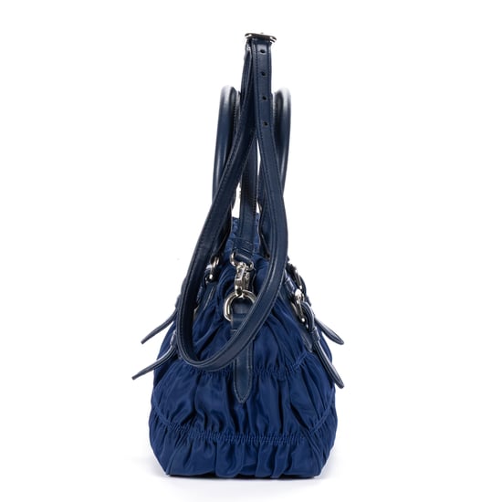 Prada Zip Shopping Tote en Marina Lienzo - Image 3