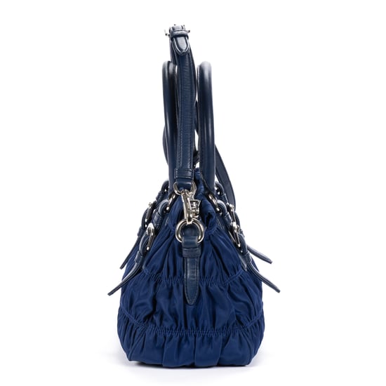 Prada Zip Shopping Tote en Marina Lienzo - Image 4