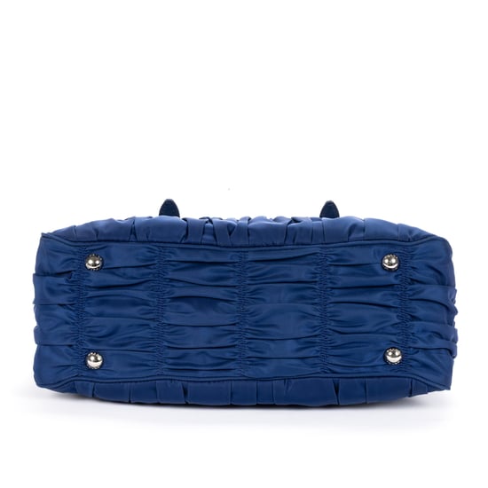 Prada Zip Shopping Tote en Marina Lienzo - Image 6