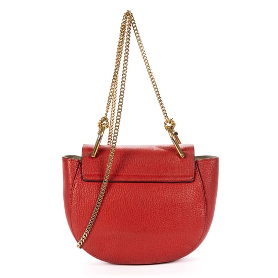 Chloé Drew Crossbody Bag Mini en  Red Cuero de ternero - Image 5