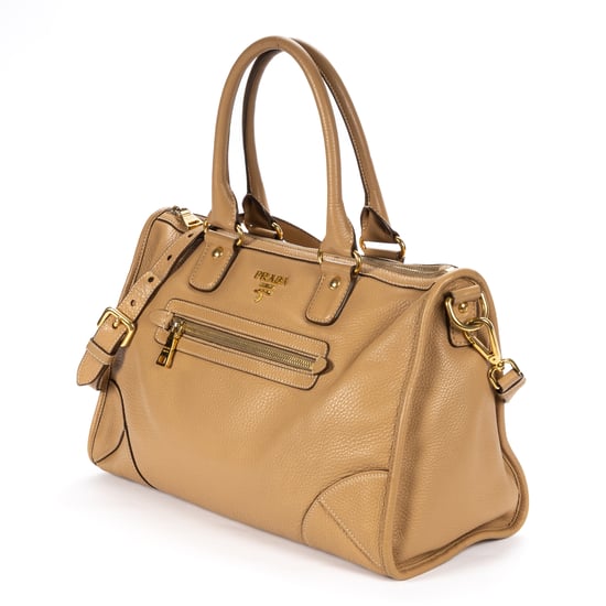 Prada Medium Bauletto Boston en marrón claro Cuero de ternero - Image 2