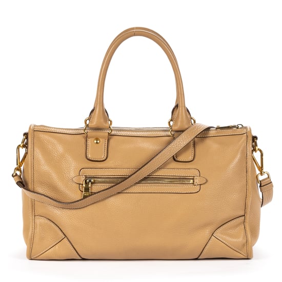 Prada Medium Bauletto Boston en marrón claro Cuero de ternero - Image 5