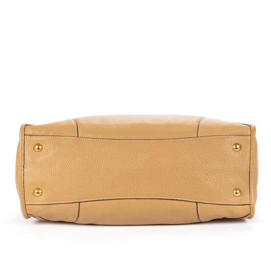 Prada Medium Bauletto Boston en marrón claro Cuero de ternero - Image 6
