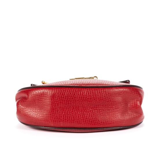 Chloé Drew Crossbody Bag Mini en  Red Cuero de ternero - Image 6