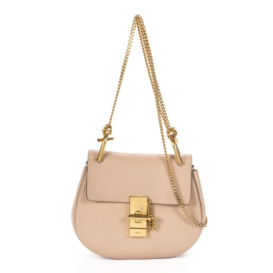 Chloé Drew Crossbody Bag Mini en beige Cuero de ternero - Image 1