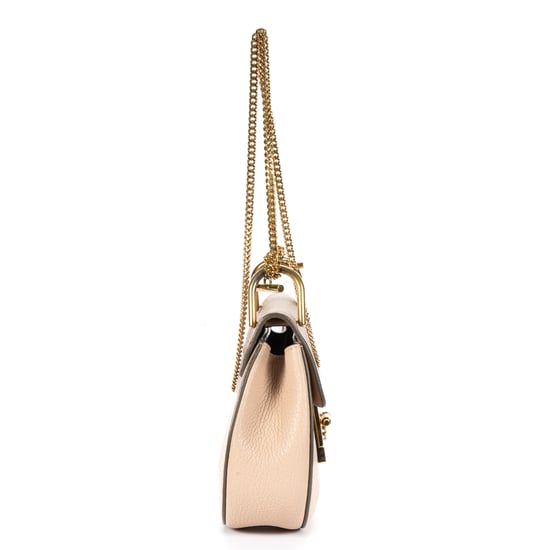 Chloé Drew Crossbody Bag Mini en beige Cuero de ternero - Image 4
