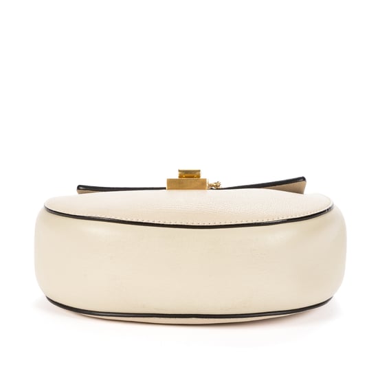 Chloé Drew Crossbody Bag Mini en marfil Cuero de ternero - Image 6