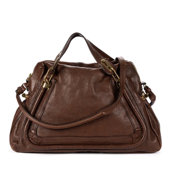 Chloé Large Paraty Large en marrón oscuro Cuero de ternero - Image 1