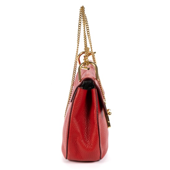 Chloé Small Drew Small en Red Cuero de ternero - Image 4