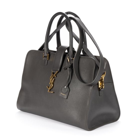 Yves Saint Laurent Medium Classic Y Cabas Medium en gris Cuero de ternero - Image 2