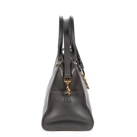 Yves Saint Laurent Medium Classic Y Cabas Medium en gris Cuero de ternero - Image 4