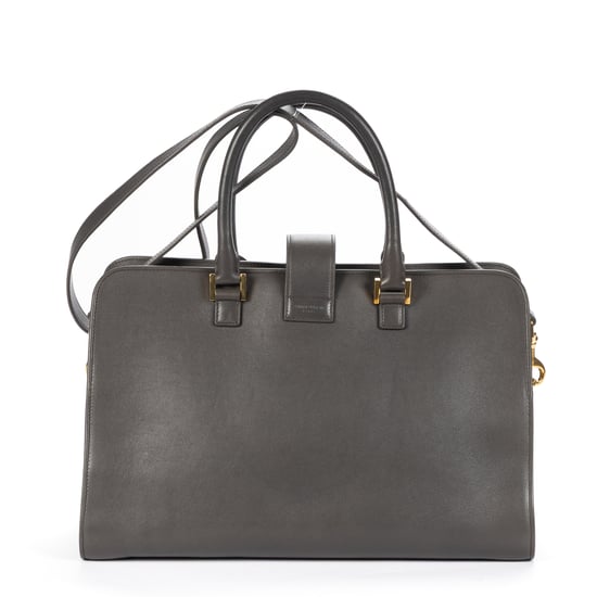Yves Saint Laurent Medium Classic Y Cabas Medium en gris Cuero de ternero - Image 5