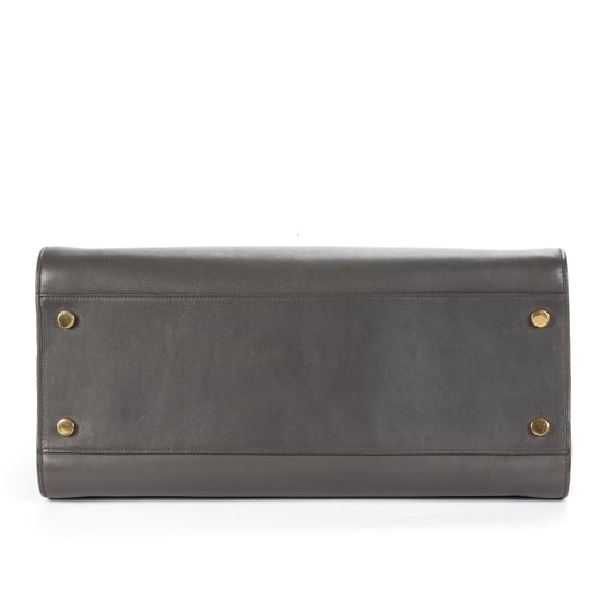 Yves Saint Laurent Medium Classic Y Cabas Medium en gris Cuero de ternero - Image 6