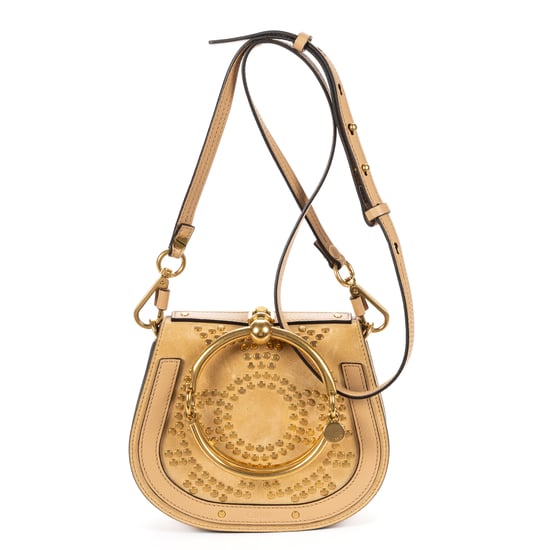 Chloé Small Nile Bracelet Bag Small en beige Lienzo - Image 1