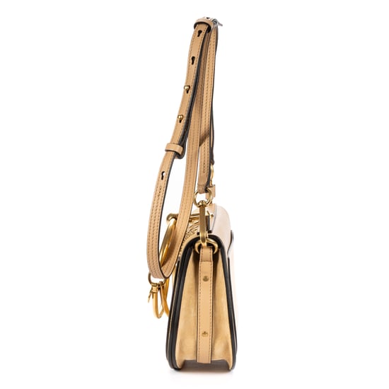 Chloé Small Nile Bracelet Bag Small en beige Lienzo - Image 3