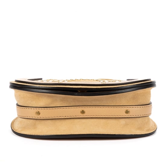 Chloé Small Nile Bracelet Bag Small en beige Lienzo - Image 6