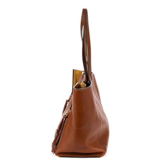 Chloé Milo Shopping Tote en marrón Cuero de ternero - Image 3