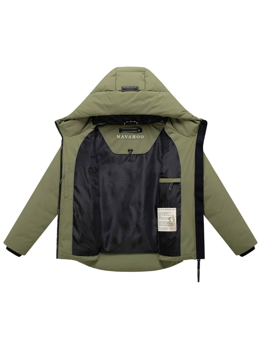 Chaqueta acolchada para mujer Navahoo Stepptänzchen con capucha - Image 4