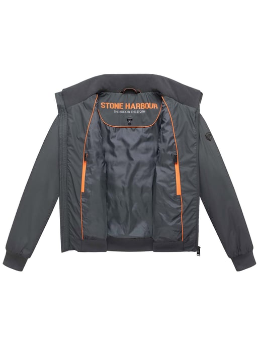 Chaqueta de invierno para hombre Stone Harbour Eliaam con materiales combinados - Image 4