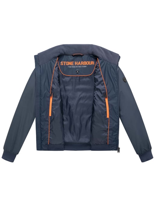 Chaqueta de invierno para hombre Stone Harbour Eliaam con materiales combinados - Image 4