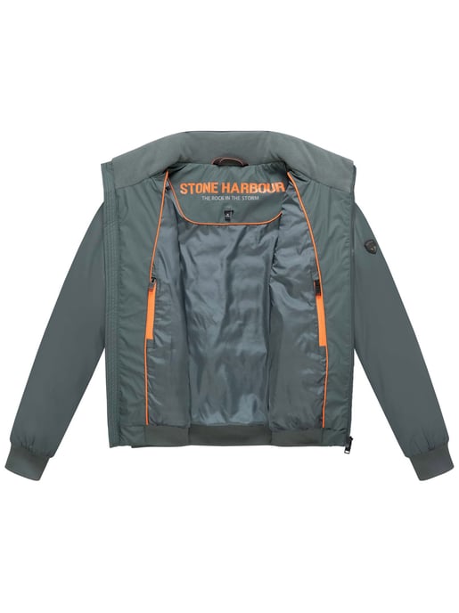 Chaqueta de invierno para hombre Stone Harbour Eliaam con materiales combinados - Image 4