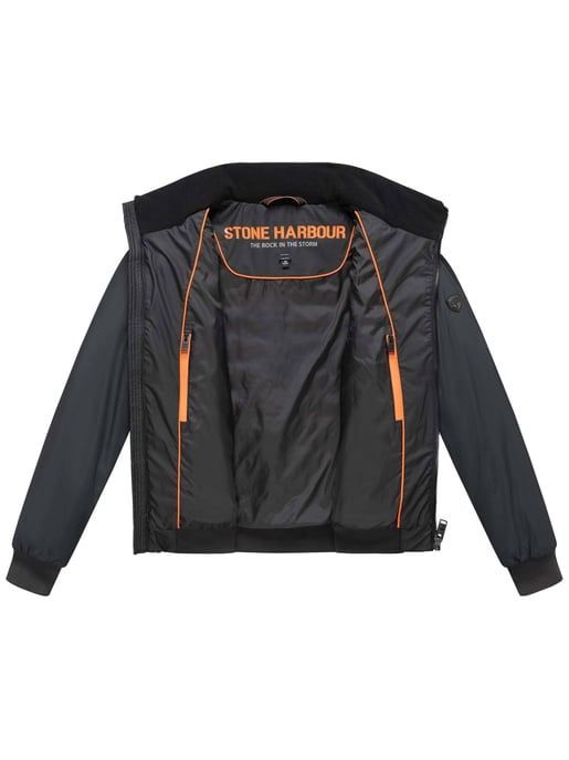Chaqueta de invierno para hombre Stone Harbour Eliaam con materiales combinados - Image 4