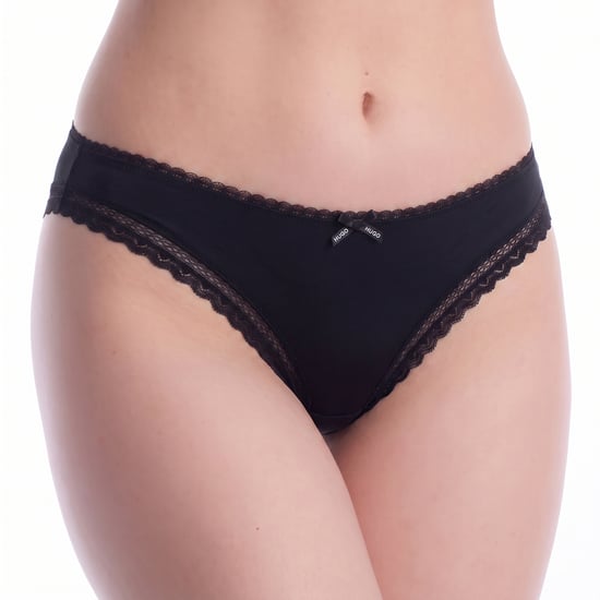 Panties de microfibra para mujeres con encaje 50545733 - Image 1