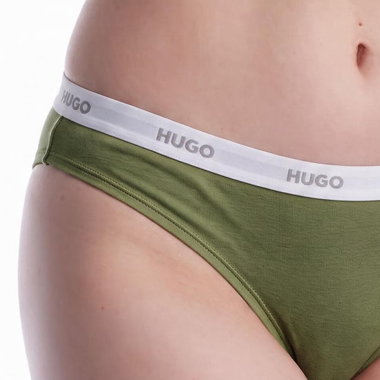 Braguitas Clásicas de Algodón Elástico para Mujer con Logo 50557102 - Image 2