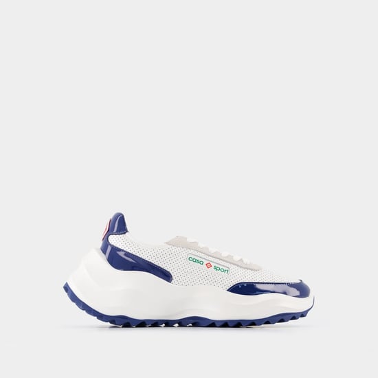 Zapatillas Atlantis - Casablanca - Piel - Blanco/Azul marino - Image 1