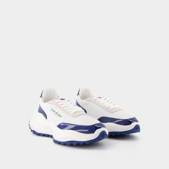Zapatillas Atlantis - Casablanca - Piel - Blanco/Azul marino - Image 2