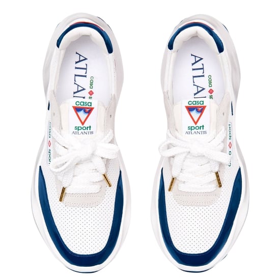 Zapatillas Atlantis - Casablanca - Piel - Blanco/Azul marino - Image 5