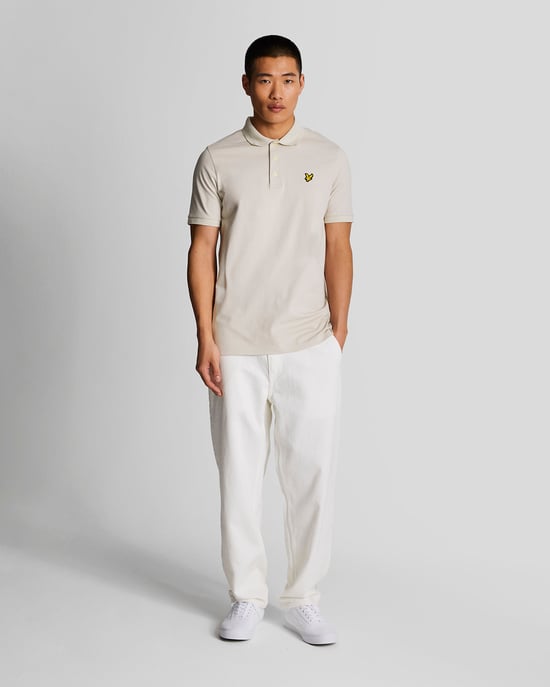 Camisa Polo Tipped Rally para Hombre Lyle & Scott en Gris - Image 1