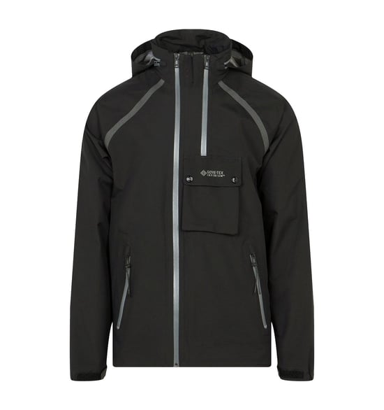 Chaqueta deportiva impermeable negra Solid Twin de Belstaff - Image 1