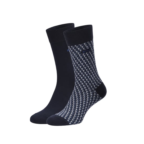 Paquete de 2 pares de calcetines de algodón para hombre hasta la mitad de la pantorrilla 50559422 - Image 1