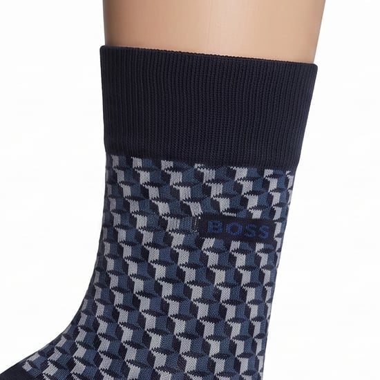 Paquete de 2 pares de calcetines de algodón para hombre hasta la mitad de la pantorrilla 50559422 - Image 3