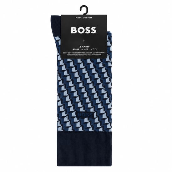 Paquete de 2 pares de calcetines de algodón para hombre hasta la mitad de la pantorrilla 50559422 - Image 6