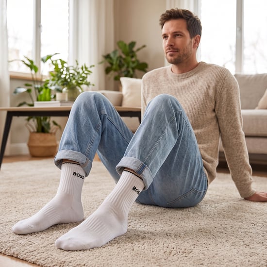Pack de 3 Pares de Calcetines de Algodón para Hombre hasta la Pantorrilla 50531597 - Image 5
