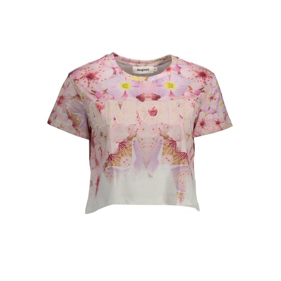 Camiseta de Algodón Rosa para Mujeres Desigual - Image 1