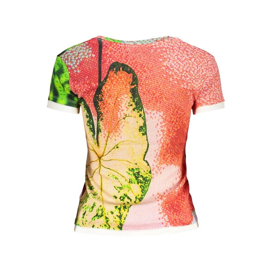 Camiseta de mujer de algodón Desigual Rosso - Image 3