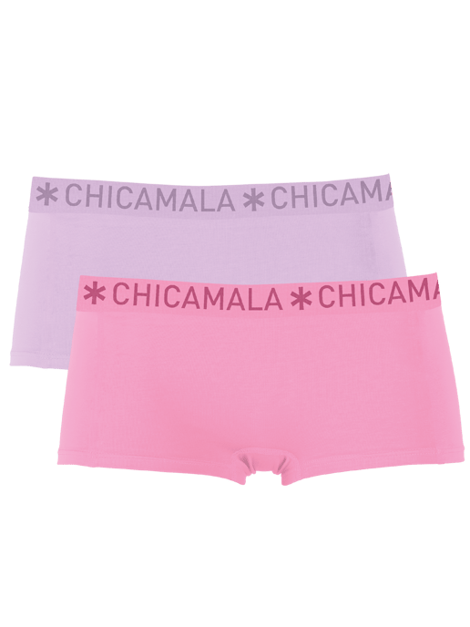 Chicamala Braguitas Bóxer para Niña - Pack de 2 - Ropa Interior para Niña - Image 1