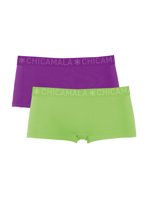 Chicamala Braguitas Bóxer para Mujer - Pack de 2 - Ropa Interior para Mujer - Image 1