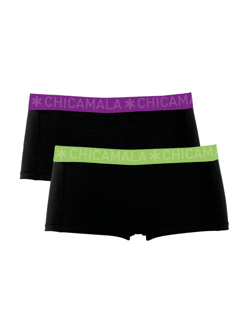 Chicamala Braguitas Bóxer para Mujer - Pack de 2 - Ropa Interior para Mujer - Image 1