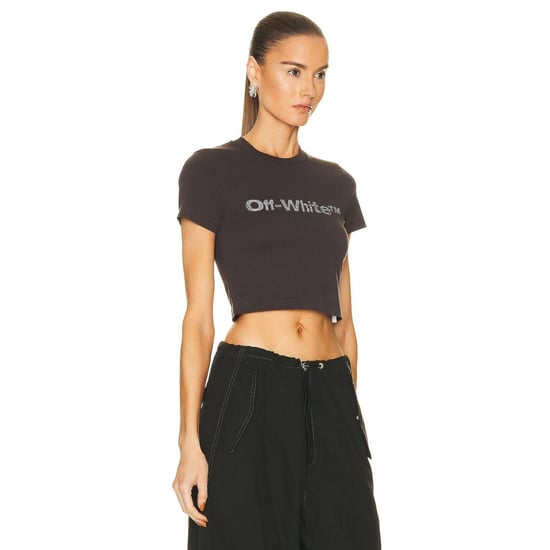 Camiseta Off-white Bling Bounce 90s Fit Gris Oscuro - Image 5