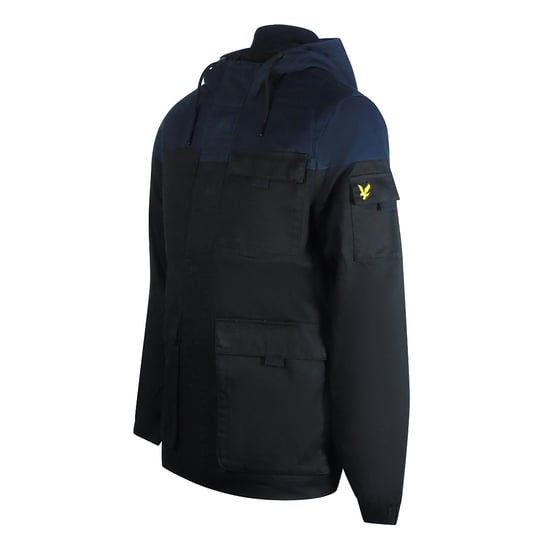 Chaqueta negra con canesu en contraste de Lyle & Scott - Image 3