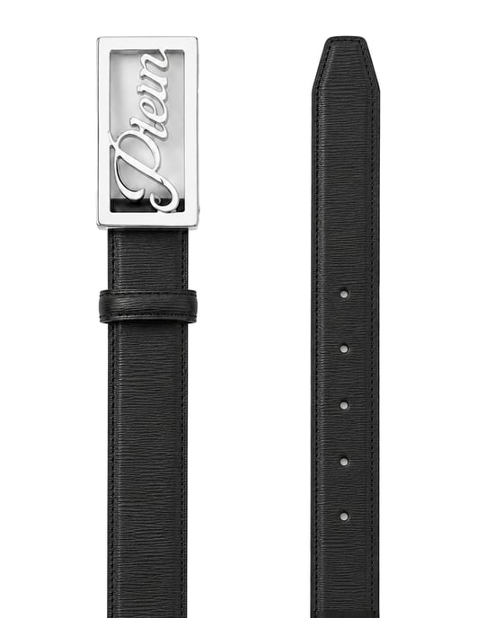 Plein Signature Log Leather Belt - Image 3